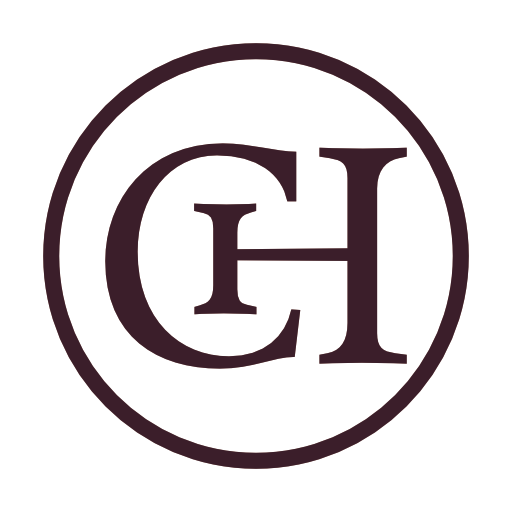 David Rickenbach CH monogram in Aubergine Noir