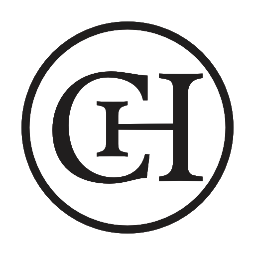 David Rickenbach CH monogram in graphite deep